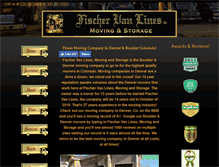 Tablet Screenshot of fischervanlines.com
